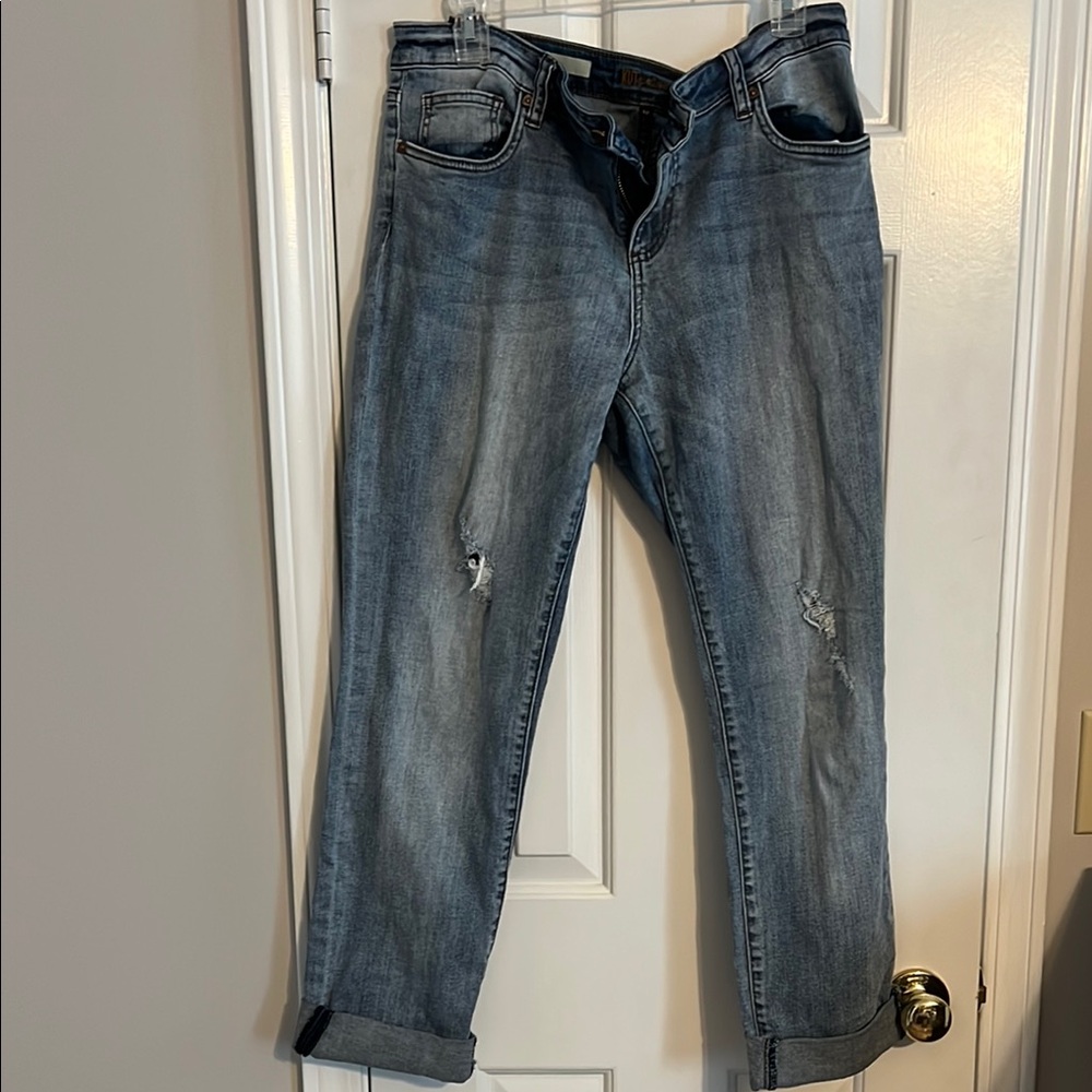 Kut from the Kloth Blue Boyfriend Jeans Relaxed Fit